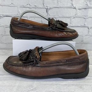 Johnston & Murphy Kiltie Tassel Loafers 10.5 M Driving Moccasins 20-8712 Brazil - Picture 1 of 12
