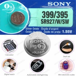 Genuine Sony SR927SW 395 399 LR927 1.55V Silver Oxide Watch Battery 1.5v Japan - Picture 1 of 1