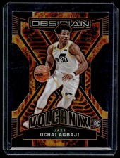 2022-23 Panini Obsidian Volcanix Case Hit Ochai Agbaji Rookie #2