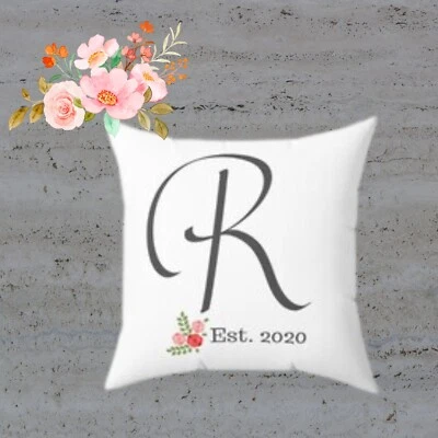 almohada personalizada, decoración personalizada del hogar, almohada personalizada, almohada de sofá Foto 1 de 4