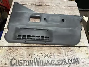 Jeep TJ Lj Wrangler Passenger Side Slate Gray Interior Half Door Panel Oem 1/2 - Bild 1 von 6
