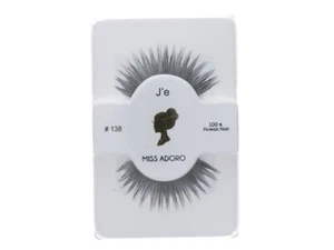 Miss Adoro Je #138 Falsche/Falsche Wimpern Naturwimpern für Damen NEU 12er Pack - Bild 1 von 1