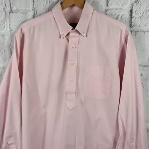 VINTAGE GITMAN BROS maglione uomo rosa con bottoni RARA camicia taglia 17,5 35 W80 - Foto 1 di 7