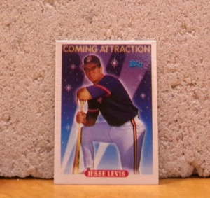 1993 TOPPS MINI 1" VARIANT BASEBALL CARD CLEVELAND INDIANS JESSE LEVIS - Picture 1 of 2