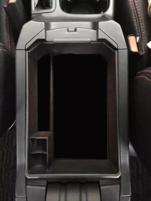 Reposabrazos de almacenamiento interior caja consola central moldura para Toyota RAV4 2016-2018 Foto 1 de 4