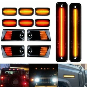 14x LED Side Marker Lamp Turn Signal Light&Roof marker Lamp For 03-09 Hummer H2 - Picture 1 of 12