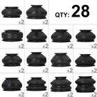 28Pcs NEW Ball Joint Boot Suspension Steering Dust Cover Rod Linkage Kits UK