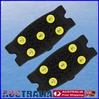 5-Stud Climbing Spikes Anti Slip Unisex Outdoor Chain Shoe Spikes (Black Yellow)
