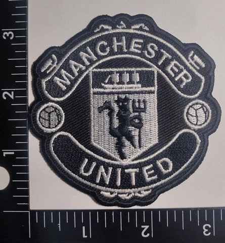 Manchester United Team Original Iron Sew On Embroidery Patch Est. 3" Cover
