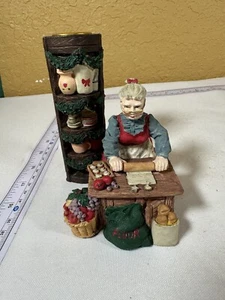 Weihnachtskerzen & Mrs Claus Taper Kerzenhalter Baker Lot - Bild 1 von 4