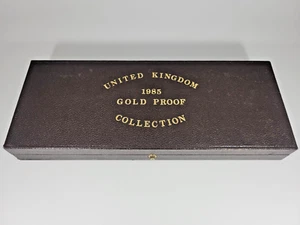 1985 United Kingdom Gold Proof Collection Case ONLY - Picture 1 of 2