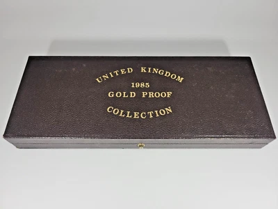 1985 United Kingdom Gold Proof Collection Case ONLY - Image 1 of 2
