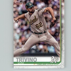 2019 Topps Lou Trivino Oakland Athletics #83
