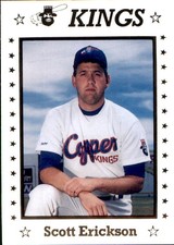 1990 Butte Copper Kings Sports Pro #13 Scott Erickson Central City Nebraska Card