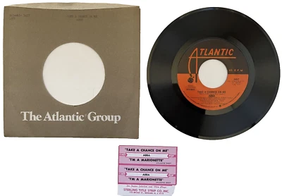 ABBA – Take A Chance on Me / I'm a Marionette: (2) Jukebox Strips: NM- FREE SHIP - Image 1 of 4