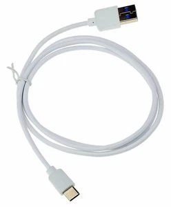 USB Type C Data Cable Usb-C Data Charging Cable Charger White for Nokia 7.2 - Zdjęcie 1 z 2