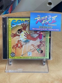 SONIC SPIKE WORLD CHAMPIONSHIP BEACH VOLLEYBALL TURBOGRAFX 16 CIB pre-owned