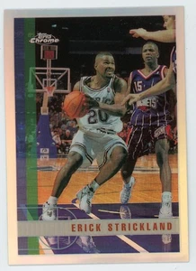 1997-98 Topps Chrome Erick Strickland Refractor #174 Mavericks - Picture 1 of 1