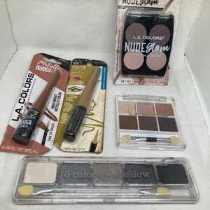 Lot Of 5 New Eyeshadow Palettes & Liquid Eyeliners - Picture 1 of 11