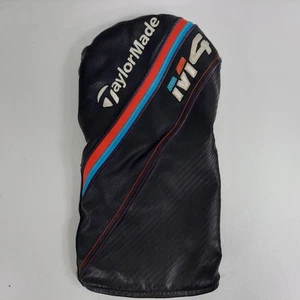 TaylorMade M4 Golf Club Driver Wood Head Cover OEM Black Red Blue - Picture 1 of 5