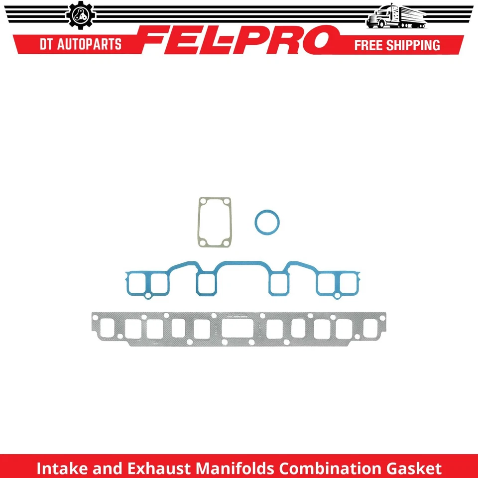 Junta combinada de colectores de admisión y escape Fel-Pro para Jeep J-4500 1970-73 Foto 1 de 1