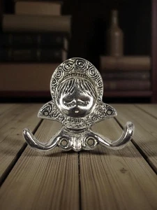 Colgador de pared vintage 1968 American Tack Hardware doble gancho niña holandesa ángel 121 - Imagen 1 de 7