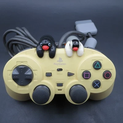 PlayStation 1 Analog Controller ASCII Pad Pingu Version White OEM Japan Made - Image 1 of 4