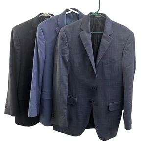 Lot (3) Jos. A. Bank Blazer 40R 40 Tailored Fit EUC Wolle kariert Sport Mantel - Bild 1 von 21