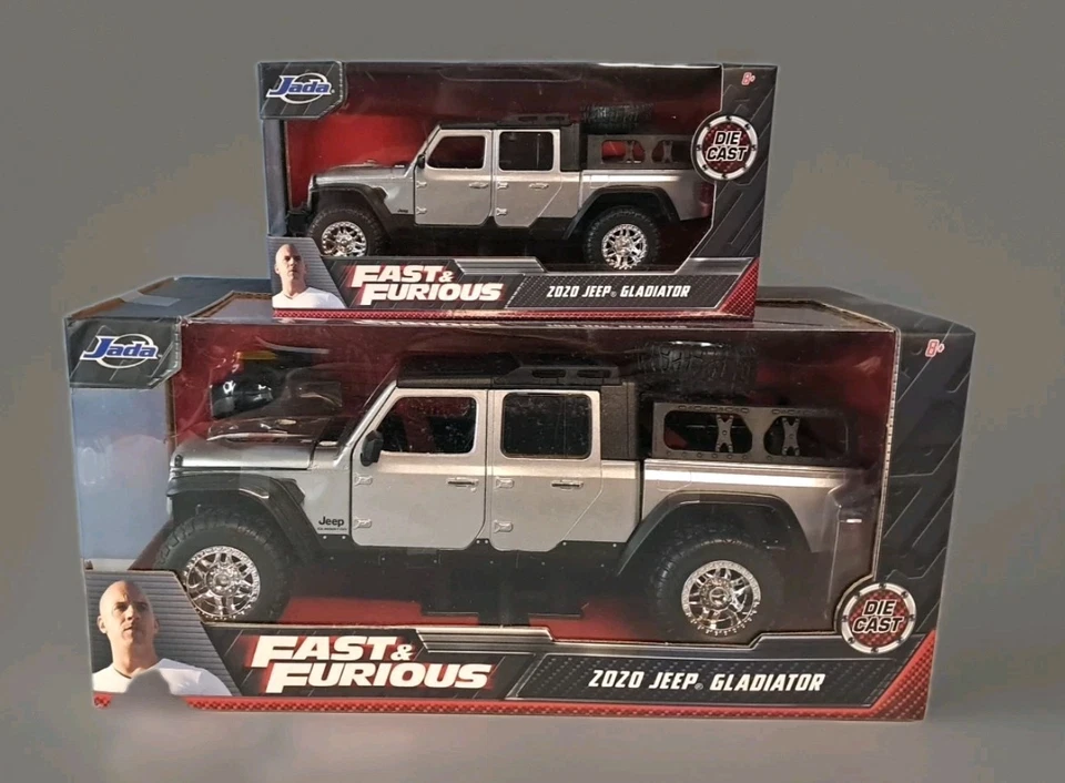 Fast And Furious Zozo 吉普角斗士压铸汽车批量 Jada 1/24 和 1/32 比例 — 第 1/4 张图片