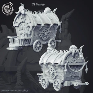 Dark Carriage miniatura - CastnPlay - dungeons and dragons - gioco di ruolo fantasy - Foto 1 di 2