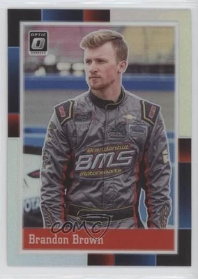 2021 Panini Donruss NASCAR Optic Retro 1988 Holo Prizm Brandon Brown #76 - Image 1 of 2