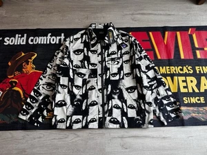Levi’s x Roemello Ugale Graphic Eyes Jacket Black White L New w/ Tags - Picture 1 of 9