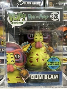 Funko Pop! Rick And Morty Blim Blam #328 Funko Droppp! Legendary LE 1900 - Picture 1 of 8