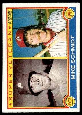 1983 O-Pee-Chee Mike Schmidt Philadelphia Phillies #301 - Image 1 of 2