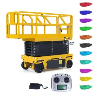 CUT1/14 Metal Hydraulic Scissor Lift RC Platform Truck Motor ESC Servo I6S Radio - Picture 1 of 24