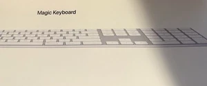 NEW Apple Extended Magic Keyboard with Numeric Keypad Model A1843 MQO52LL/A - Picture 1 of 2