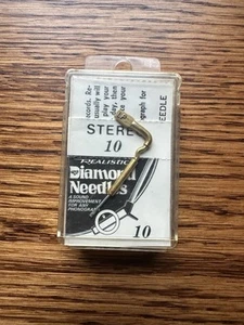 Stereo 10 Realistic Diamond Needles Phonograph Needles - Picture 1 of 2