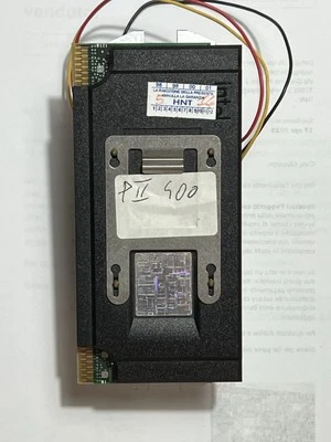 CPU PROCESSORE + VENTOLA SLOT-1 PENTIUM 2 II MMX 400MHz SL3EE 400/512/100/2.0 - Immagine 1 di 4