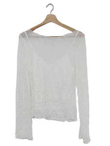 VILA Blusa caída Mujeres Blusa Talla EU 40 blanco look casual - Imagen 1 de 5