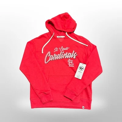 47 Brand St Louis Cardinals Red Rise Kennedy Hoodie Sweatshirt Women's Small - Image 1 of 4