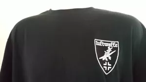 GERMAN AIR FORCE LUFTWAFFE WW2 T-SHIRT - Picture 1 of 2