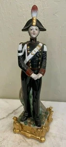 Porcellana, Statuetta 24k - Soldato Napoleone - Foto 1 di 8
