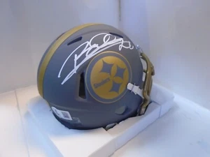 ROD WOODSON PITTSBURGH STEELERS SLATE RIDDELL MINI HELMET - BECKETT AUTH - Picture 1 of 6
