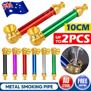 Metal fashion Smoking Pipe, Smoking Tobacco 10 cm Cone Brass Washable, AU seller - Picture 1 of 12