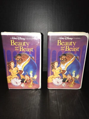 Walt Disney Classic Beauty and the Beast BLACK DIAMOND VHS Banned RARE ! - Image 1 of 4