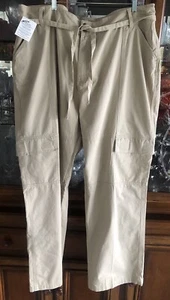 Vintage Y2K 90s Venezia Vitale Cargo Pants Plus Size 24T Tall 100% Cotton NEW - Picture 1 of 14