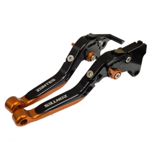 Set Leve Freno e Frizione Estensibili - Zontes G1-125 ZT125 ZX3 310X 310T 310R - Foto 1 di 3