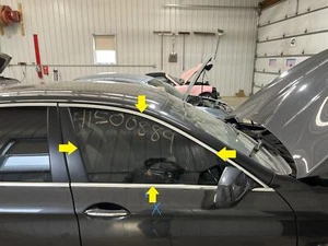 11-16 BMW 550I PASSENGER RIGHT FRONT DOOR GLASS WINDOW ONLY - Picture 1 of 6