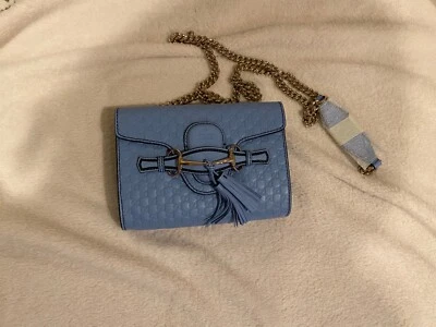 Gucci сумочка синий через плечо подлинный - Изображение 1 из 2