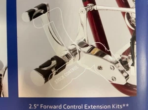 BIG DOG MOTORCYCLES OEM 2.5" EXTENDED FORWARD CONTROL KIT all 2004-2011 MODELS - Picture 1 of 4
